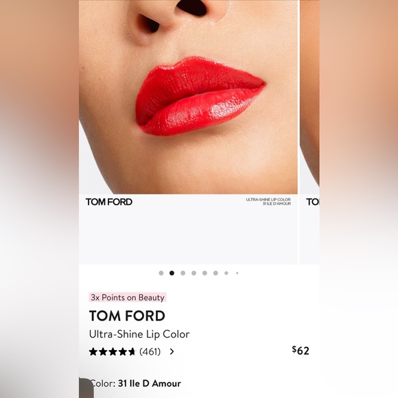 TOM FORD Ultra-Shine Lip Color: 31 lle D Amour NWOT Box - Picture 3 of 17